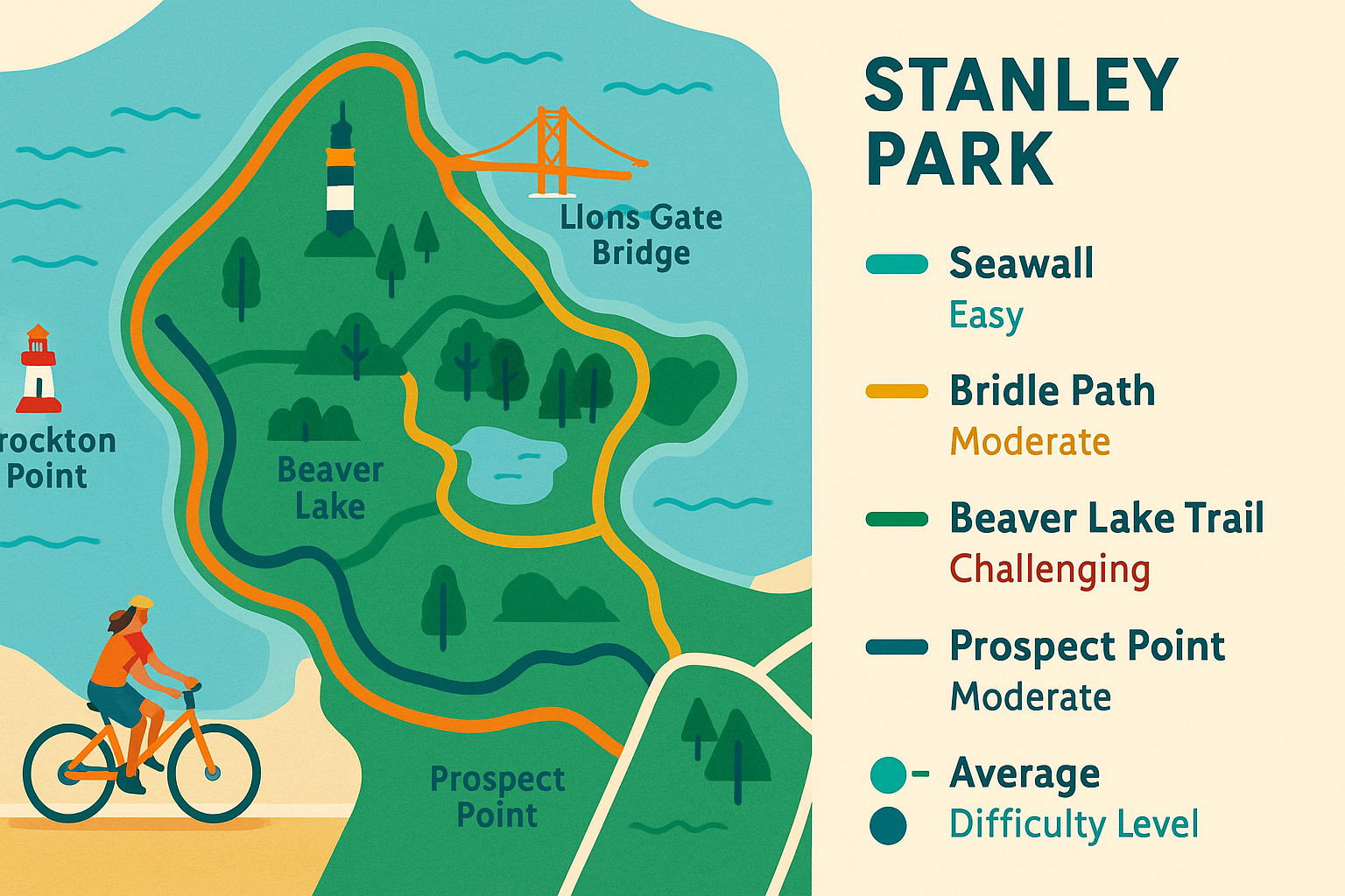 Ultimate Guide For Stanley Park Bike Rental - Ride n Glide